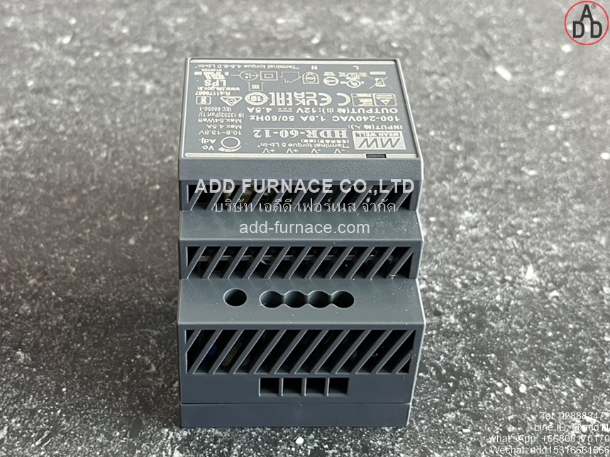 HDR-60-12 |  Power Supply / DIN Rail Power Unit (9)